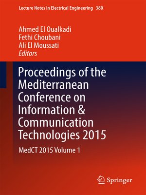 cover image of Proceedings of the Mediterranean Conference on Information & Communication Technologies 2015